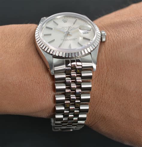 rolex stainless steel day date